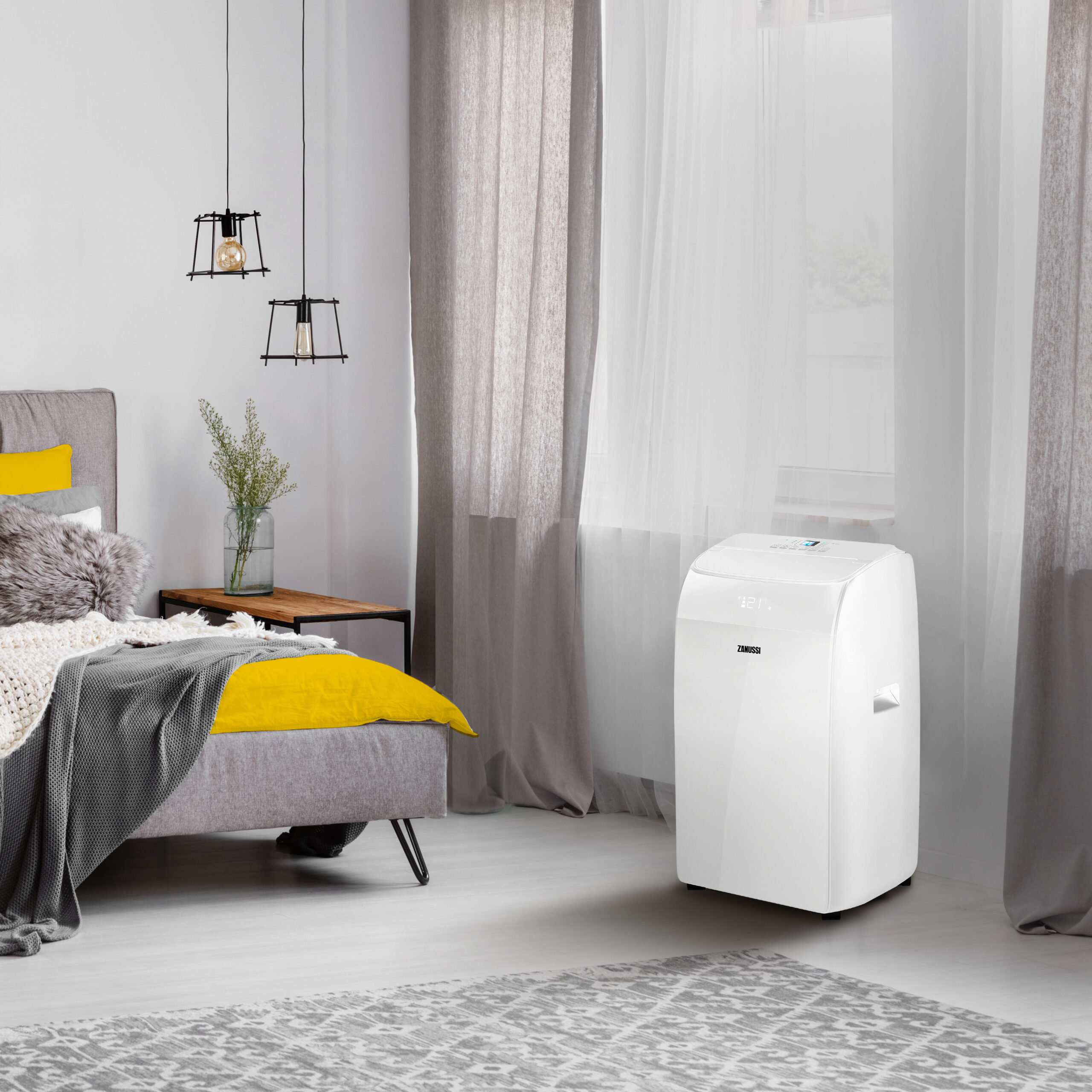 Sophisticated soft color bedroom